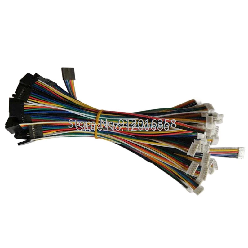 20CM 24AWG 6pin PH2.0 PHR-6 455-1162-ND CONN RCPT HSG 6POS 2.00MM PHR Extension 6pin 2.54 DuPont Cable Assembly Wire Harness