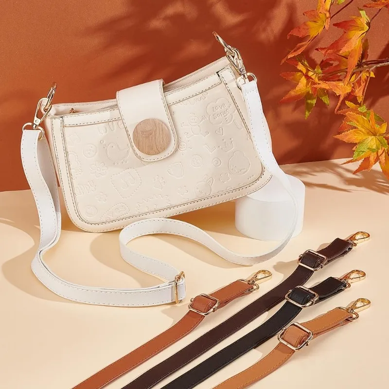 

Fashion 130cm Adjustable Bag Handle Replacement Bags Strap Women Leather Shoulder Bag Parts Handbag Belts Strap Bag Accessories