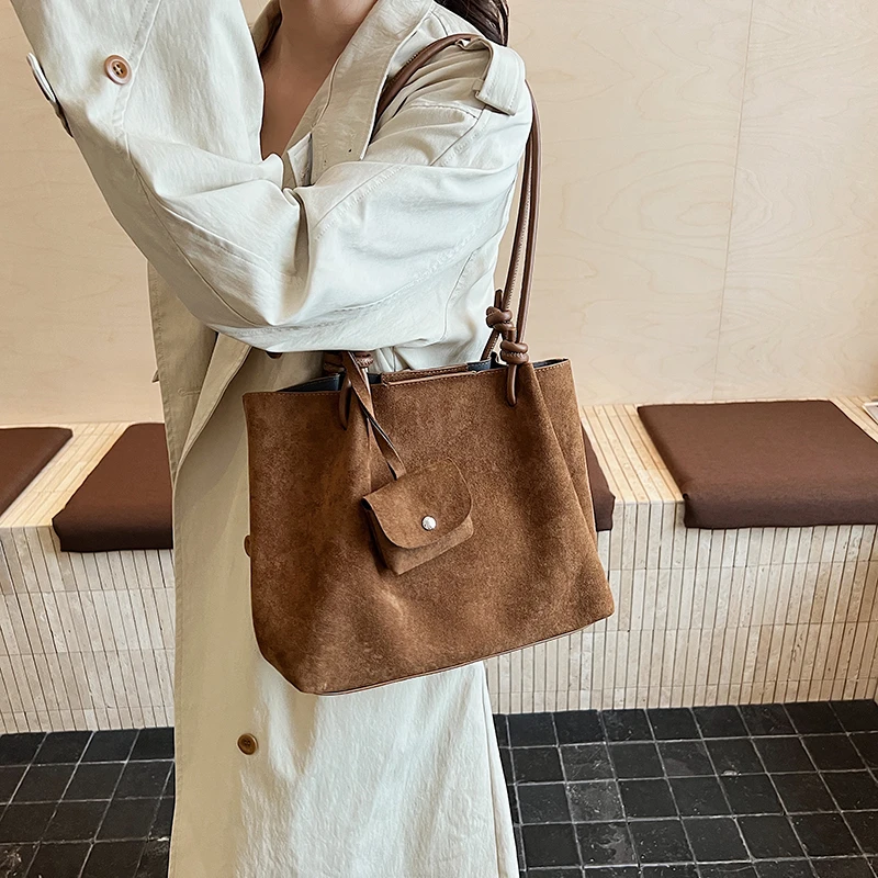 SOL TARAF Lüks Suni Süet Tote  - Luxury Bags For Young Women incelemesi ve fiyatı