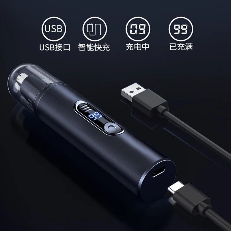 Nose Hair Trimmer Painless Clipper Nose Ear Hair Eyebrow Portable Trimmer For Men Women Electric Rechargeable Nose Hair Trimmer