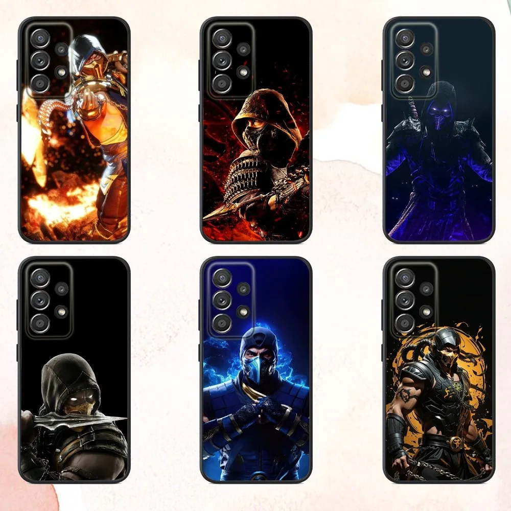 

Game M-Mortal Kombat Phone Case For Samsung S25,S24,S21,S22,S23,S30,Ultra,S20,Plus,Fe,Lite,Note,10,9,5G Black Cover