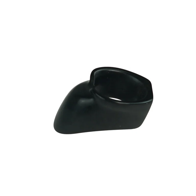 Alibow Traditional Thumb Ring Handmade Black OX Horn 