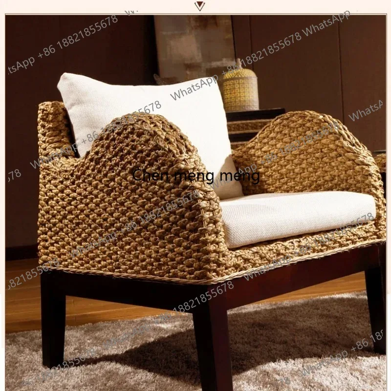 lhy 26 new Indonesia Natural Real Rattan Chair Tea Table Three-Piece Solid Wood Table and Chair Sofa Home Tea Table ss 26