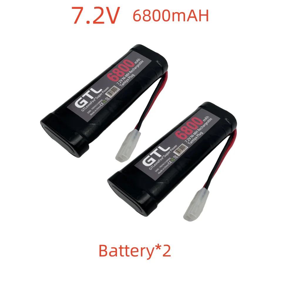 Nouveau 7.2V batterie 6800mAh NiMH batterie RC voiture camion Bugibot réservoir ni mh Batterias gris dîner alimentation batterie 7.2v nimh