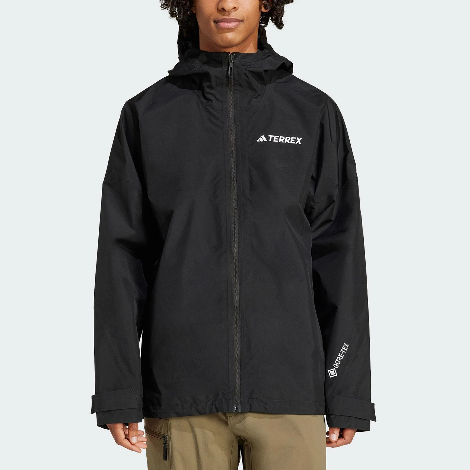 

Adidas genuine New Men's Outdoor Hiking Sport Hooded Windbreaker JD8344