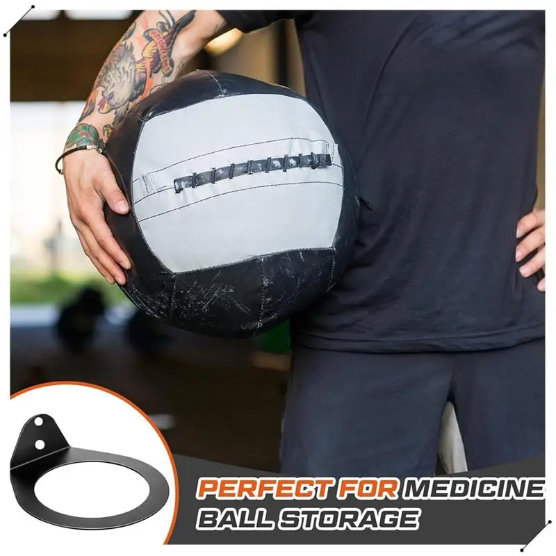 Medicine Ball Rack Medicine Ball Wall Mount Storage Racks,8.9In Inside Diameter, 88 Lbs Rack Wall Mounted Storage