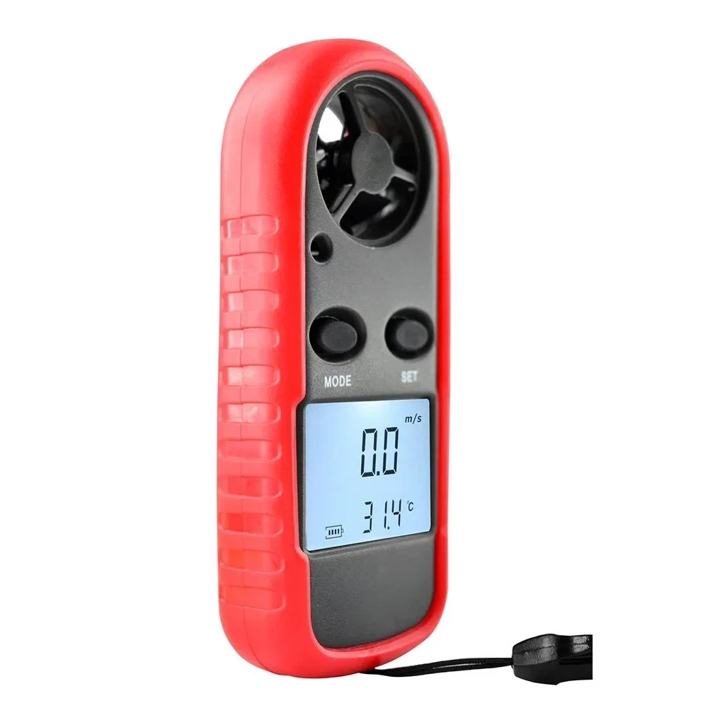 Wholesale Black Digital Anemometer Chinese Factory Beaufort Scale C/F Temperature Unit Selection Speed Measuring Instruments