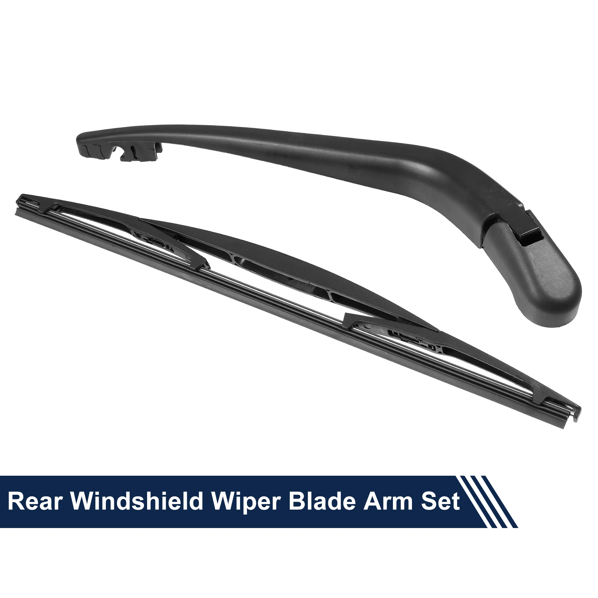 X Autohaux 14inch Rear Windshield Wiper Blade Arm Set for Nissan Note Mk1 E11 MPV 2006 2007 2008 2009 2010 2011 2012