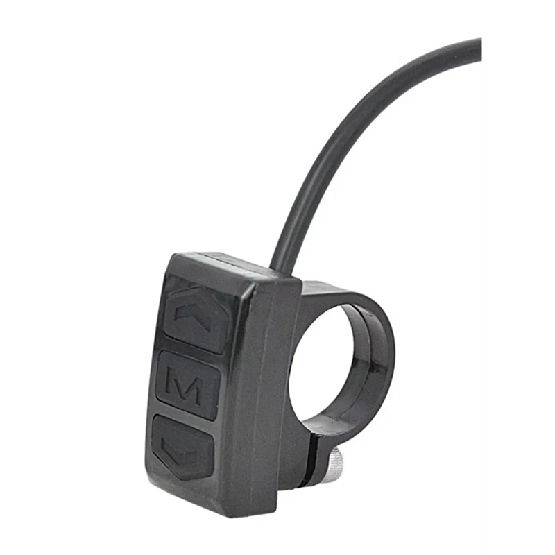 A74K-Electric Bicycle Switch Control Button Handlebar Mount Split Meter Switches Button For LCD Meter E-Bike Accessories