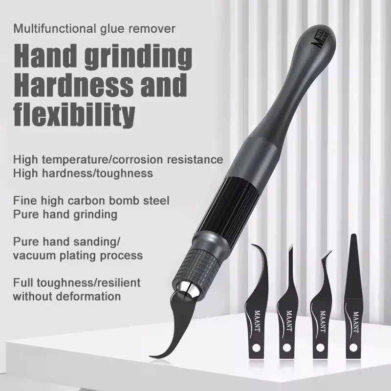 

Multifunctional Hand Polished Glue Removal Knife Set High Hardness Motherboard IC CPU Glue Cleaning Prying Blade Tool