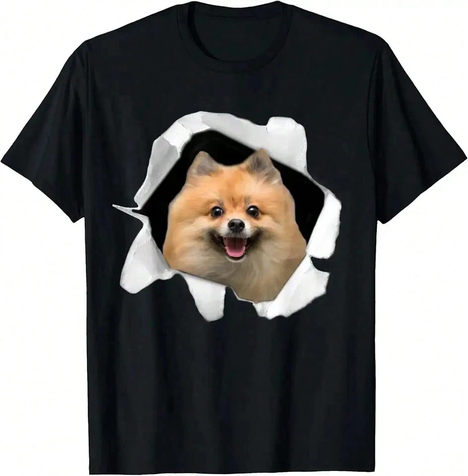 تي شيرت رجالي بأكمام قصيرة مضحك للرجال برسومات مضحكة تي شيرت بشري مريح بأكمام قصيرة مثالي لتي شيرت صيفي #2