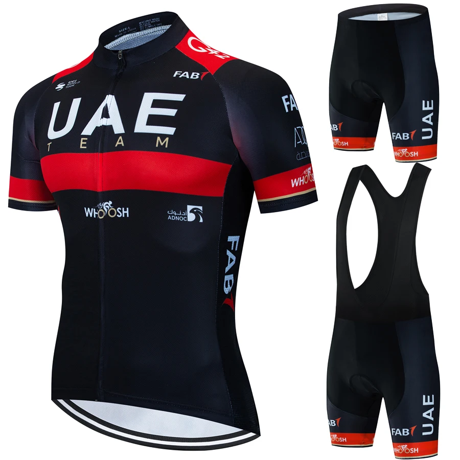 UAE Jersey Cycling Tricuta Man Men\'s Shirt Road Bike Uniform Clothes Blouse Triathlon Suit Cycle Spring Summer Bib Clothing 2024