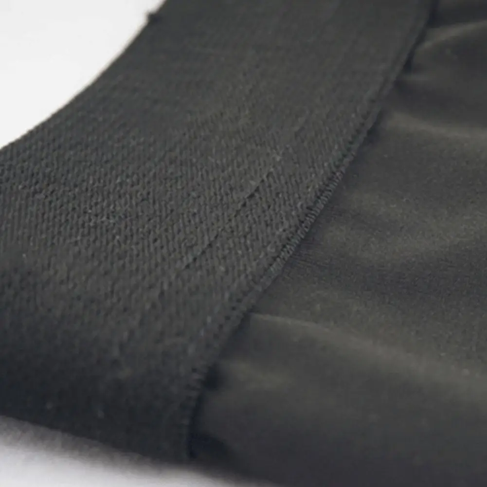 Kurze Kompressionshose für Herren, elastisch, schnell trocknend, Lauf-Fitness-Shorts mit Tasche, große Größe, schwarz, enge Fitness-Trainingshose – Detail 7
