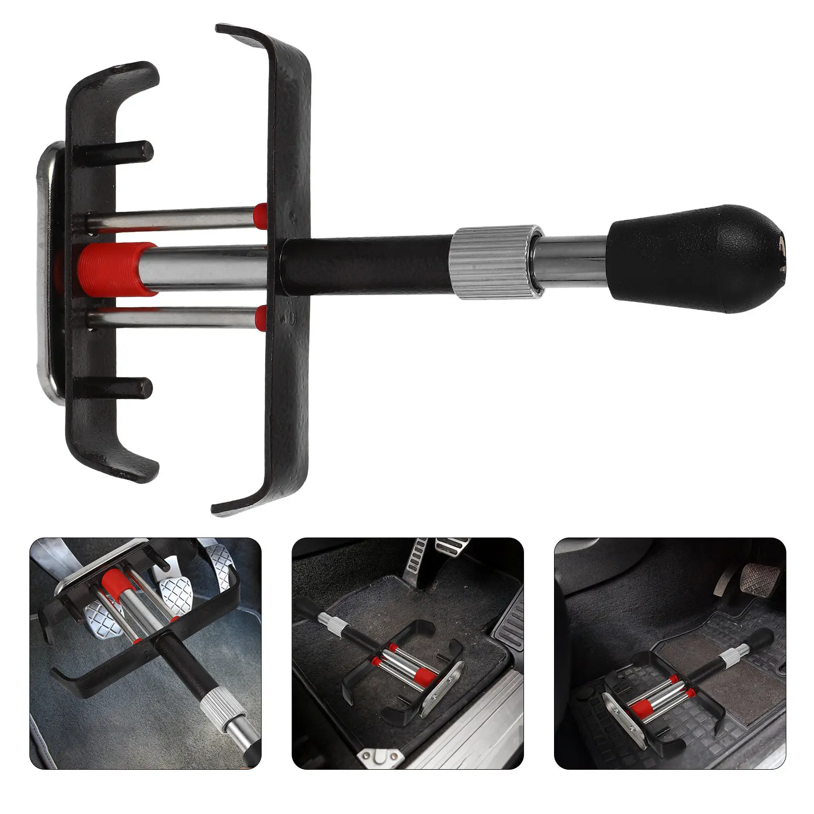 

Brake Lock Clutch Pedal Anti-theft Device for Cars SUVs Small Trucks Durable High Strength Multi-purpose Easy Installation