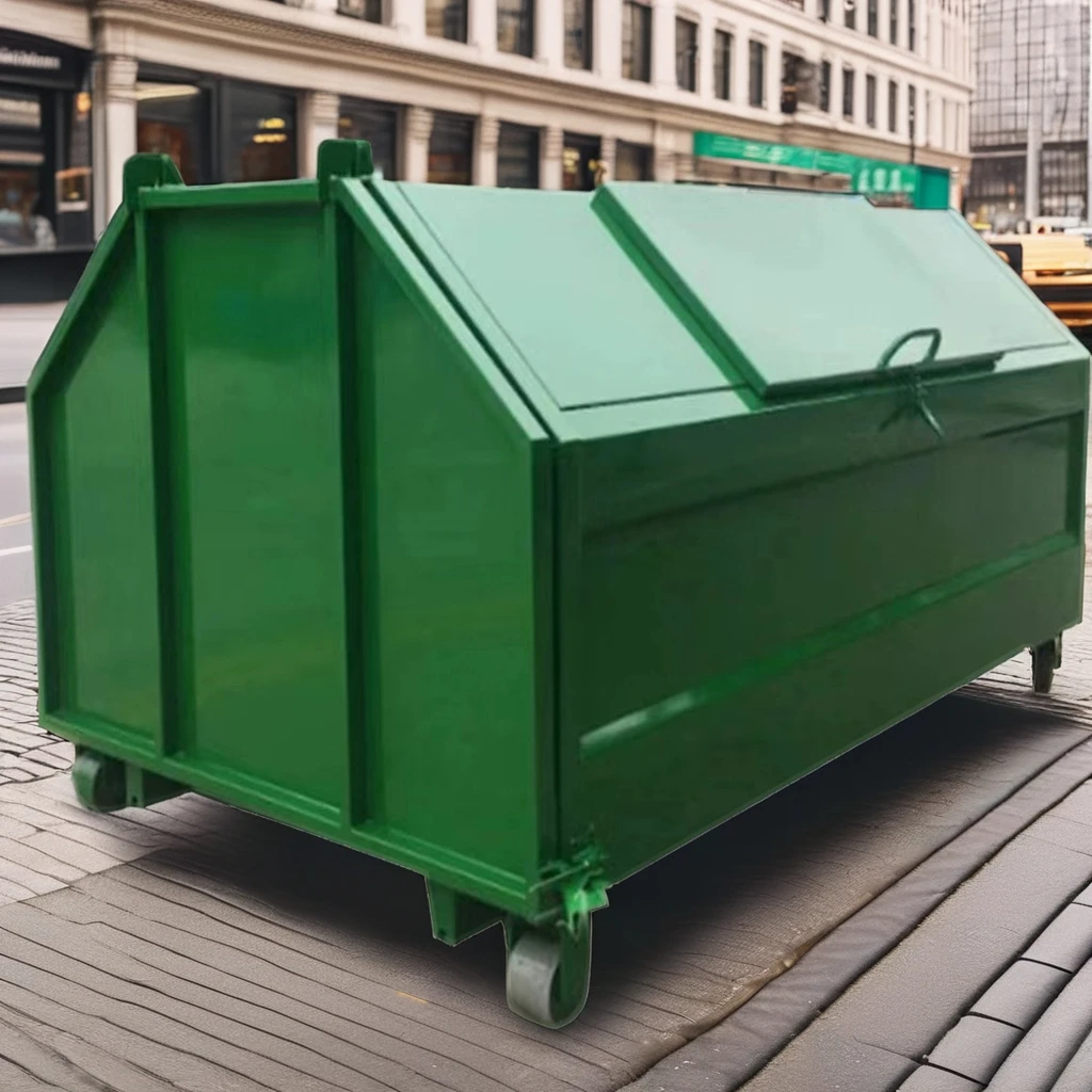 Industrial Waste Skip Bins Metal Scrap Recycling Container Garbage Collection Dumpster