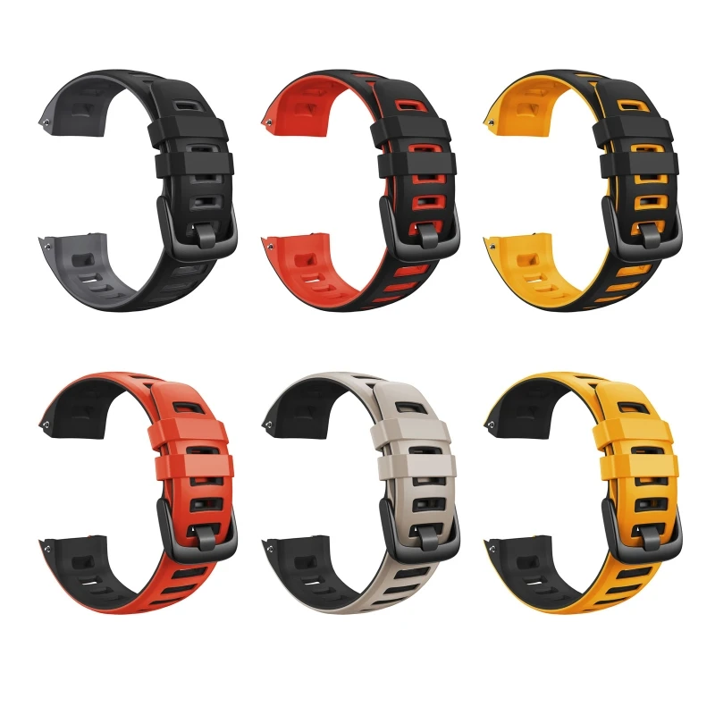 Repalcement Watch Band Two-color  Wrist Trap Sweatproof Wristband for  InstinctTactical/Solar