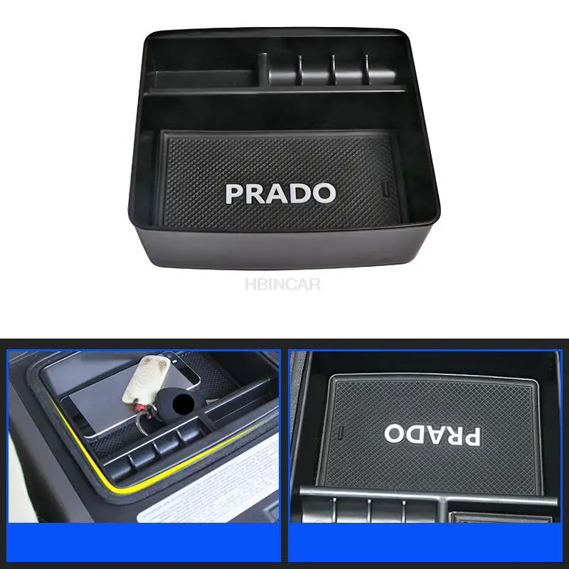 For Toyota Land Cruiser Prado 120 J12 2700 FJ120 2003-2009 Refrigerator storage box storage modified interior accessories