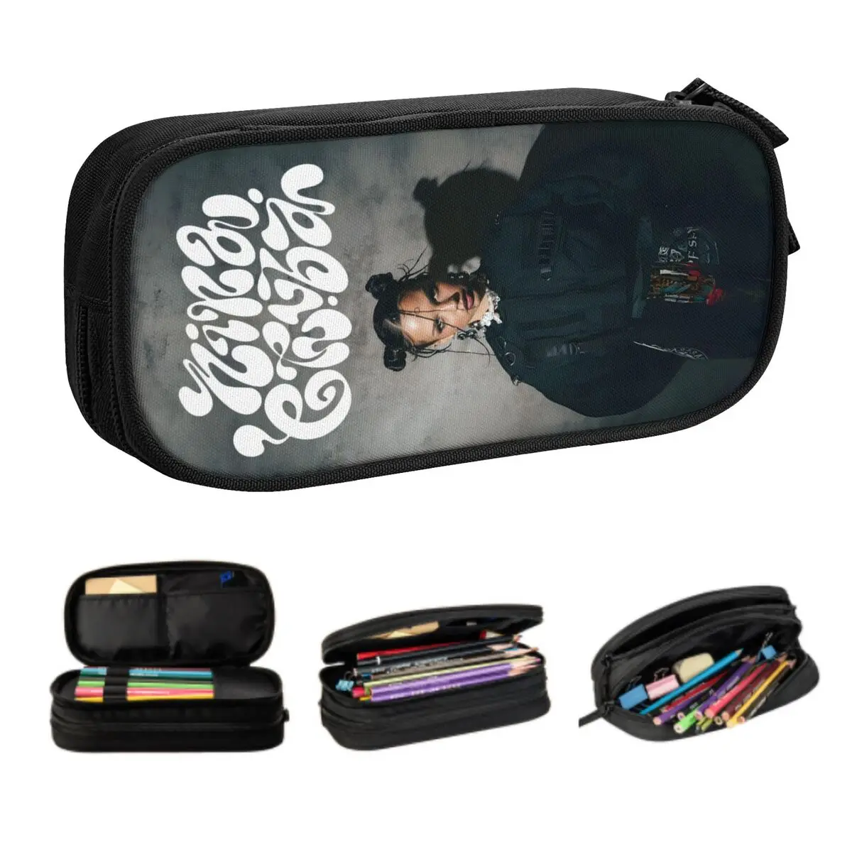 Custom Ninas Chubas Pencil Cases for Boy Girl Large Storage Fashionable Pop Music Singer Graphic Pen Box Bag Stationery