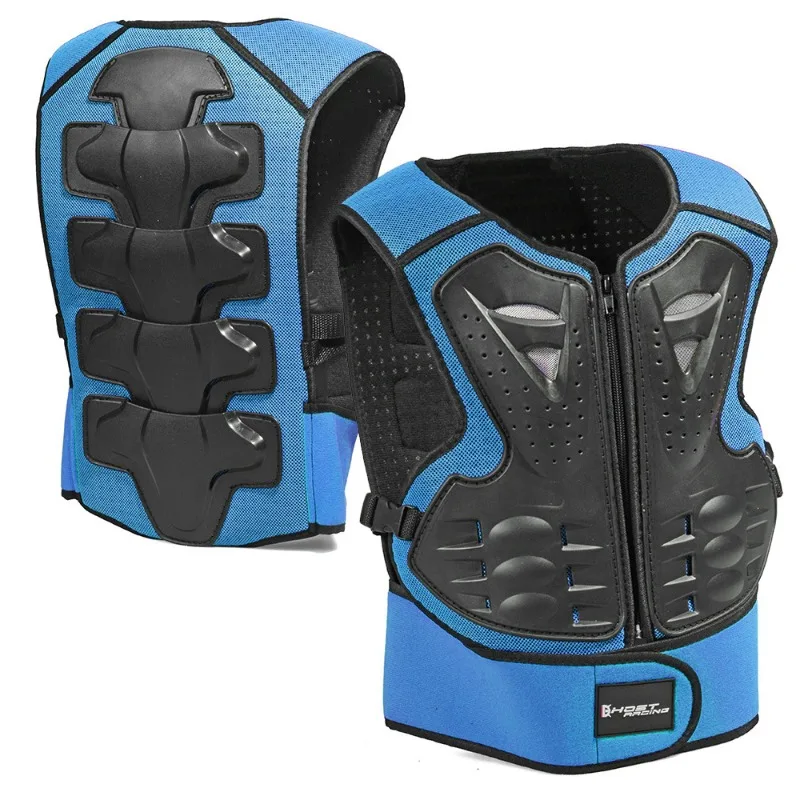 

Kids Riding Jacket Blue Children Full Body Protector Vest Armor Anti Falling Protection Gear Motocross Motorcylce Armour Vest