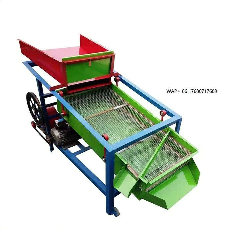 Hot Selling  Grain Vibrating Screen,  Seed Selecting Machine, Pepper, Sesame,  Wind Sorting Machine