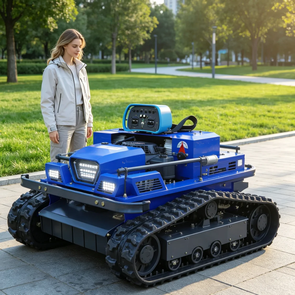Customized Smart Lawn Mower Robot GPS Autonomous Cordless Automatic Wire‑Free Garden Grass Cutting Machine