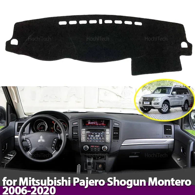 

For Mitsubishi Pajero Shogun Montero 2006-2020 V80 V87 V93 V97 Dashboard Cover Dash Board Mat Carpet Pad Shade Cape Blanket