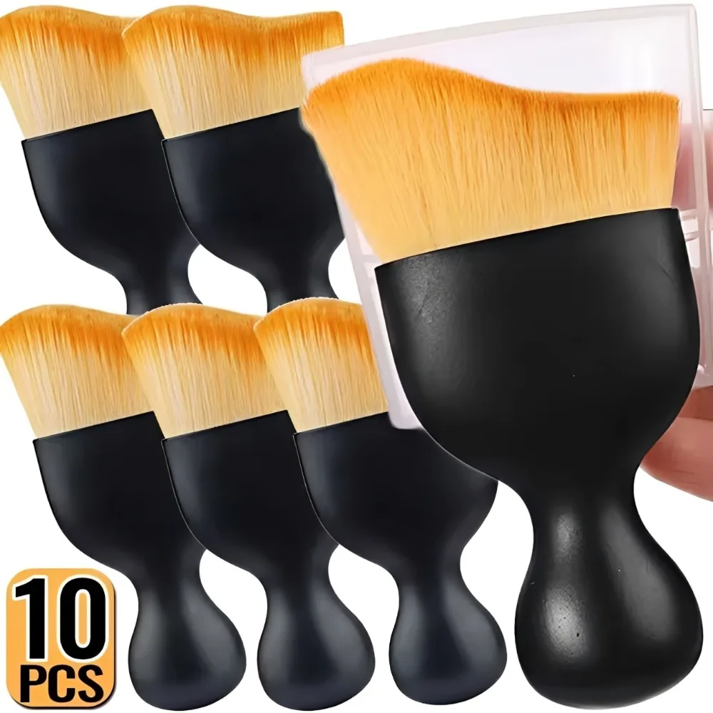 Car Interior Cleaning Brush Conditioner Air Outlet Soft Fur Clean Brushes with Shells Crevice Dust Removal Detailing Brush Tools