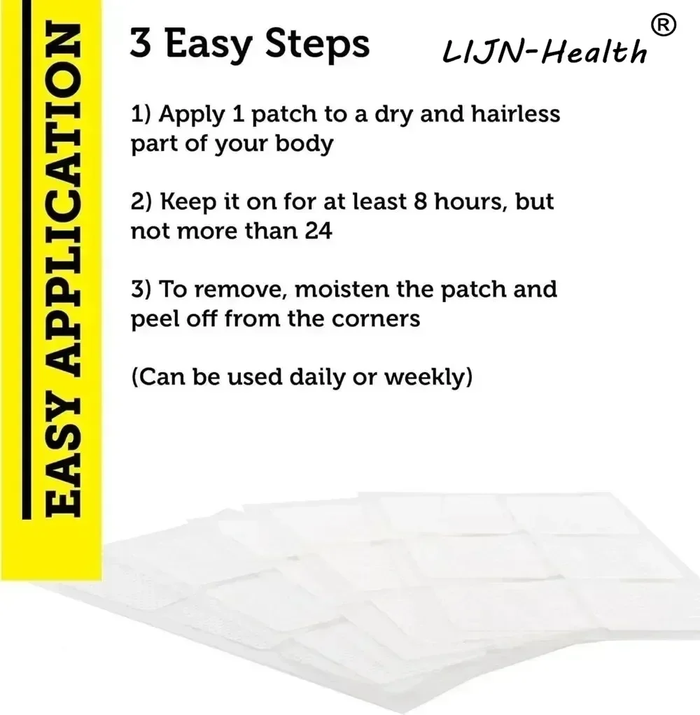 Stop Smoking Transdermal Patches 21 Mg Quit Patches, Easy and Effective Stop Smoking Aid 30 Patches One Month Supply