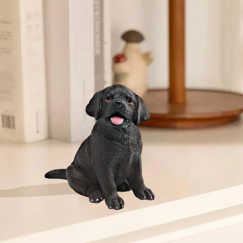 Simulated Statues Realistic Dog Statue Simulated Dog Figurine Pvc Puppy Model Miniature Statue Sculpture Educational Toy for Dog