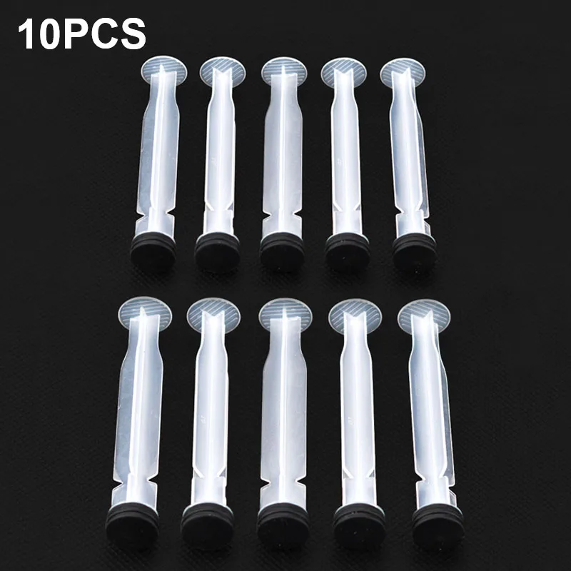 10Pcs Kunststoff Kleber Abgabe Kolben Schubstange Injektor Push Komfort Verwenden Rohr Kolben Für Rohr Lotpaste Flussmittel Löten