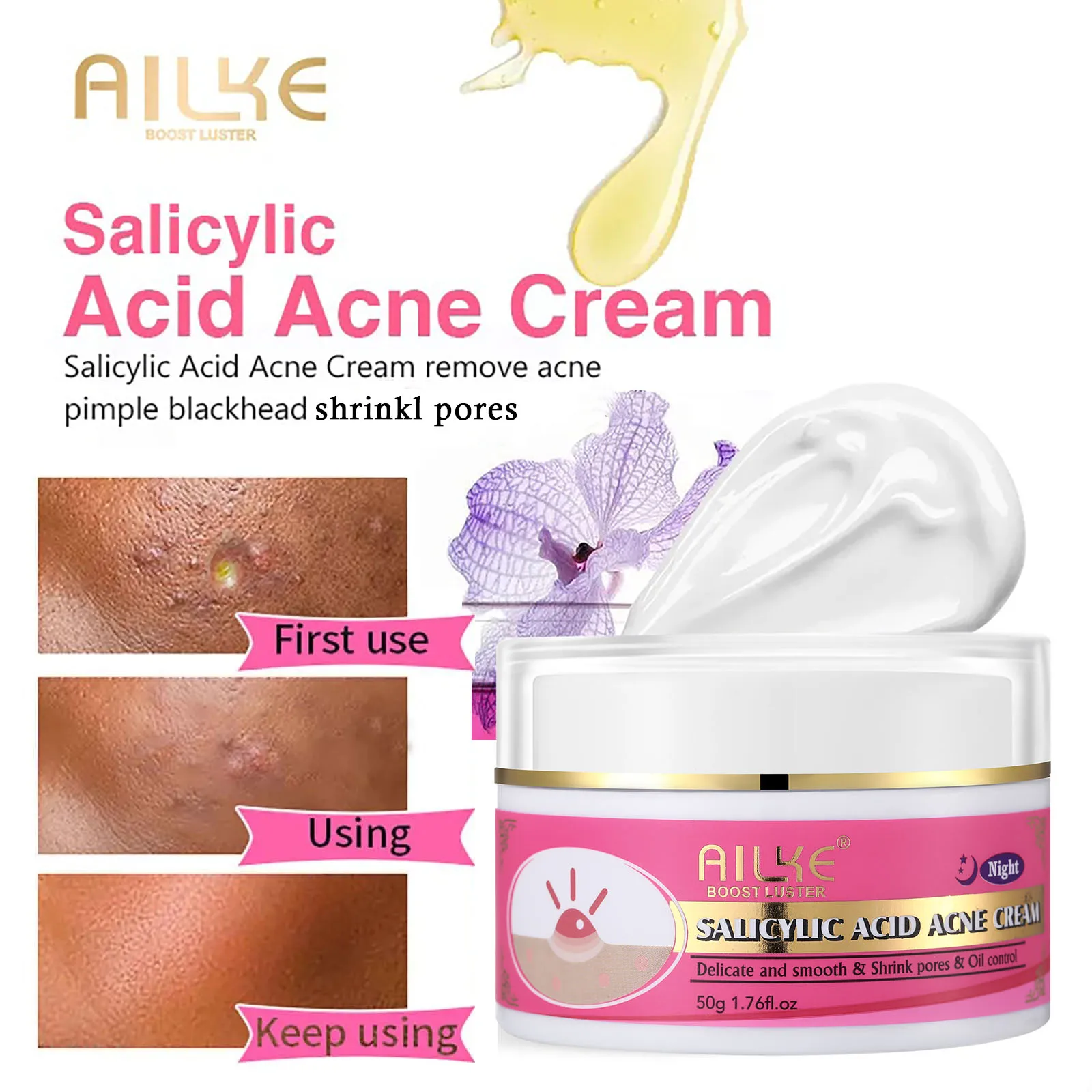 AILKE Natural Skin Cleansing Set, Cleanses Darkness, Stains, Moisturizes, Lightening, Smooth, Improve Rough and Dry Skin