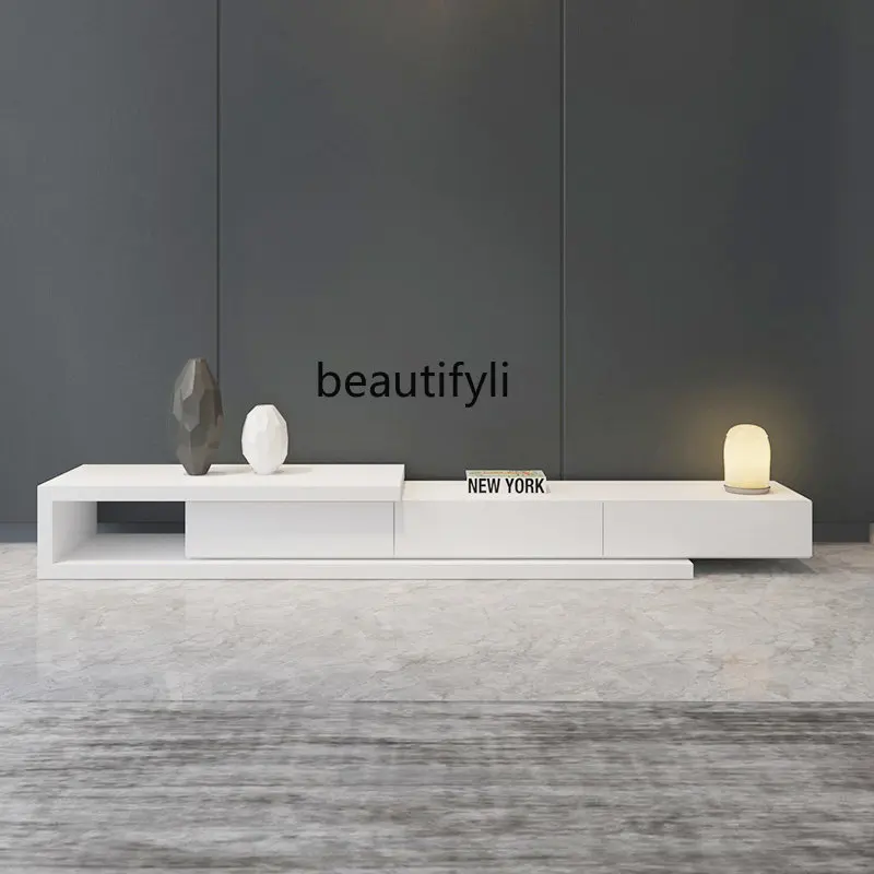 

Скандинавский черный Выдвижной шкаф для телевизора, современный минималистичный настенный напольный шкаф для гостиной в маленькой квартире