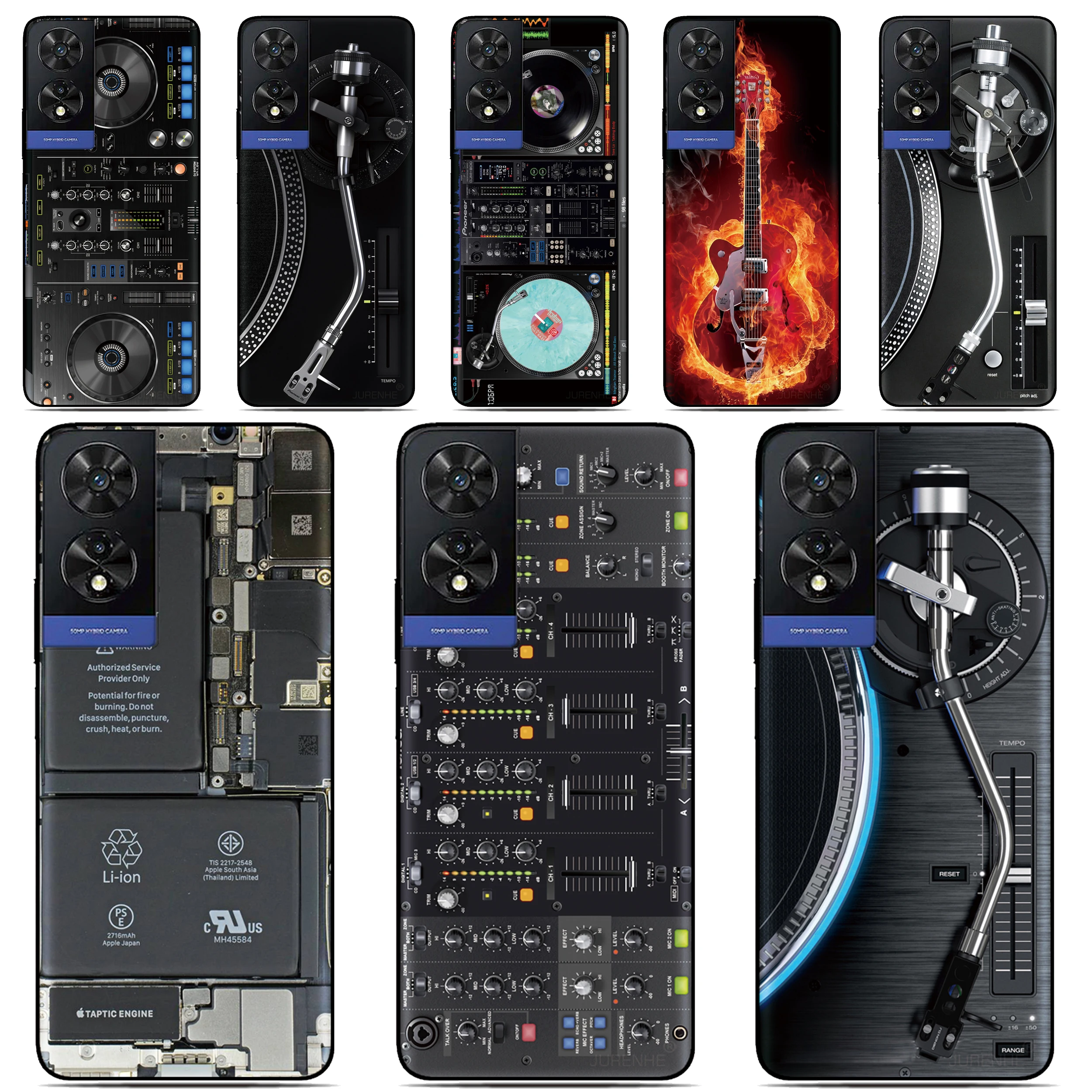 DJ Mixer Music Phone Case For Ulefone Note 20 19 18 Ultra 10 12 13 14 15 16 17 Pro 13P 12P 11P 10P Silicone Soft Back Cover