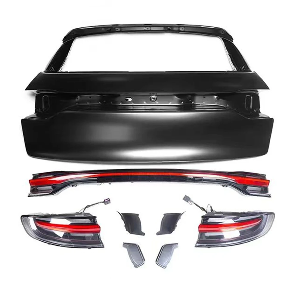 For Porsche Macan 2014-2017 95B LED Auto Taillight Assembly Upgrade Dynamic Through Light Bar Work Lamp Tool Accessories