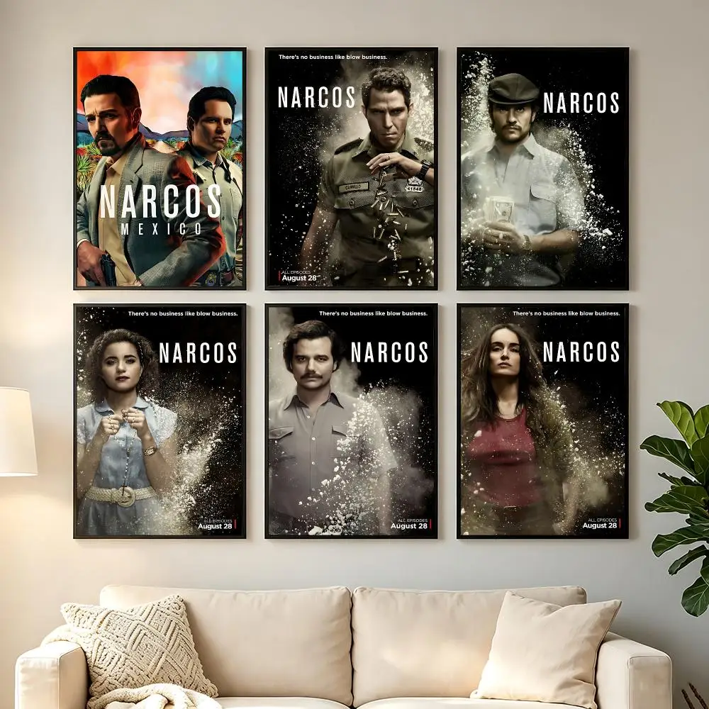 series Narcos Poster Poster HD Printing Comfortable and Fresh Style Wall Art Home Decor Living Room Cafe Gift