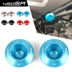 Coperchio del bullone del braccio oscillante dell'inserto del telaio del tappo del foro del telaio per CFMOTO 450SR 450 SR 2022 2023 2024 450SS 450 SS accessori per moto