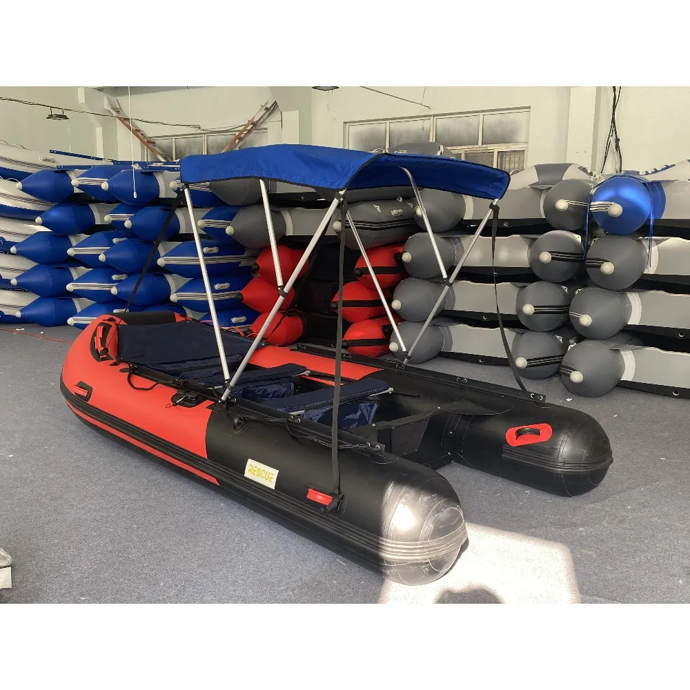 قارب قابل للنفخ من مادة PVC بسعر خاص لـ 5 أشخاص، يخت رياضي عالي السرعة لصيد الأسماك المستقر والانجراف #6