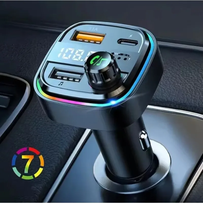 

GlowMart Factory Price Wireless Car Phone Charger MP3 Music Player Car Mobile Charger Fast Charging