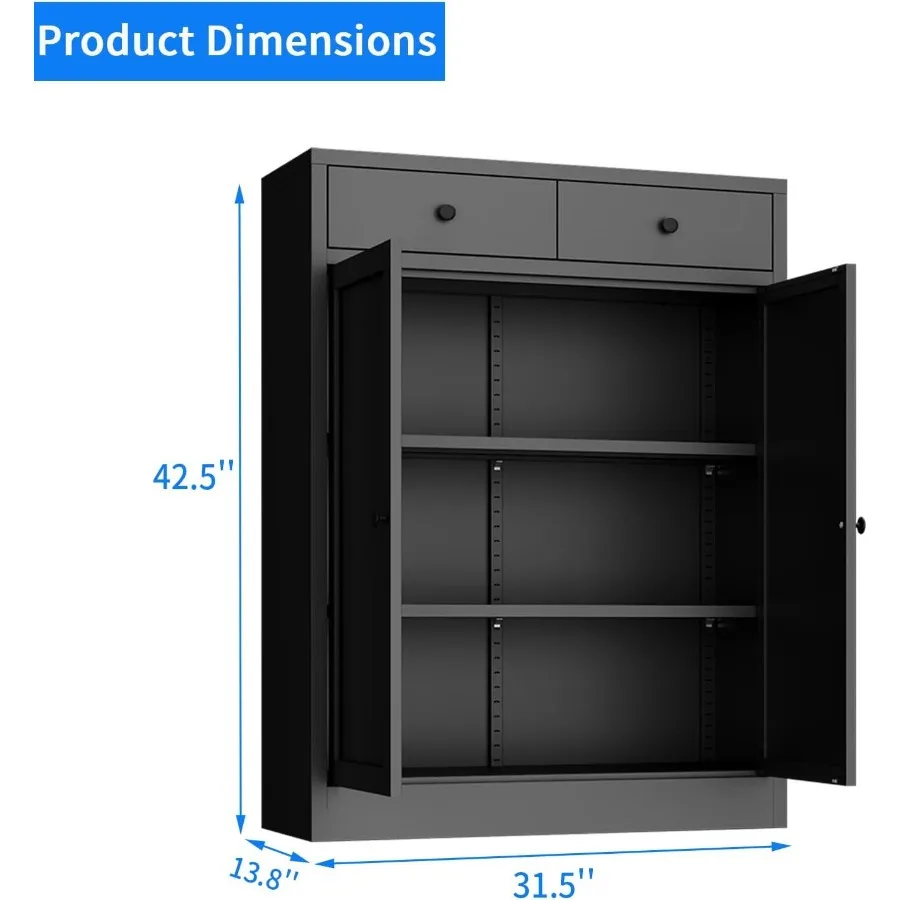 

Шкаф для хранения обуви с двумя дверцами, металлический шкаф для обуви с ящиками, отдельно стоящая полка для обуви с регулируемыми полками, органайзер для обуви