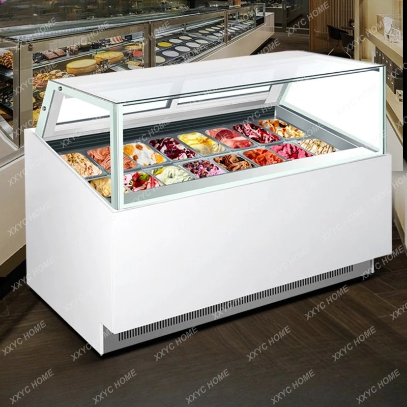Floor-to-ceiling ice cream freezer display cabinet Commercial ice cream ice cream freezer