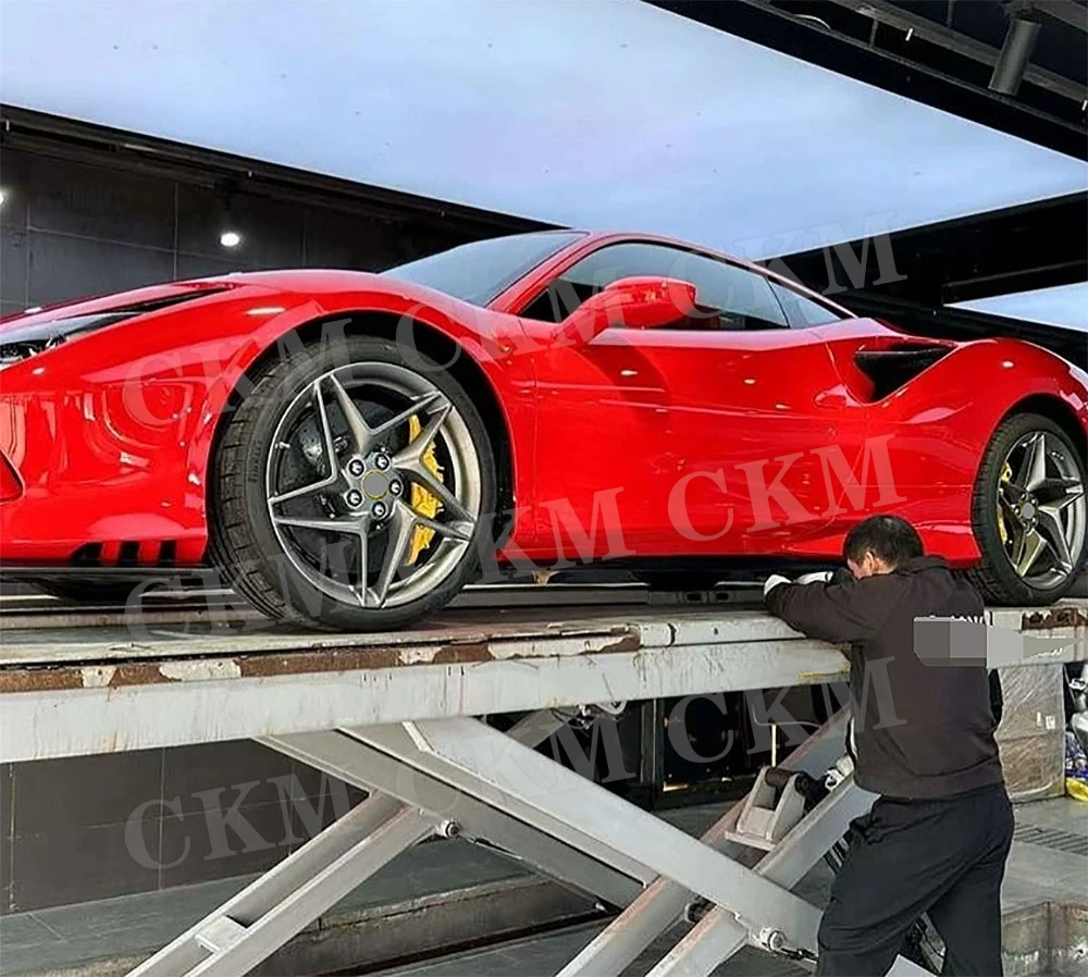 Real Carbon Fiber For Ferrari F8 2019 Front Lip Side Skirts Rear Diffuser Splitters Rear Trunk Spoiler Accessories FRP Body Kits