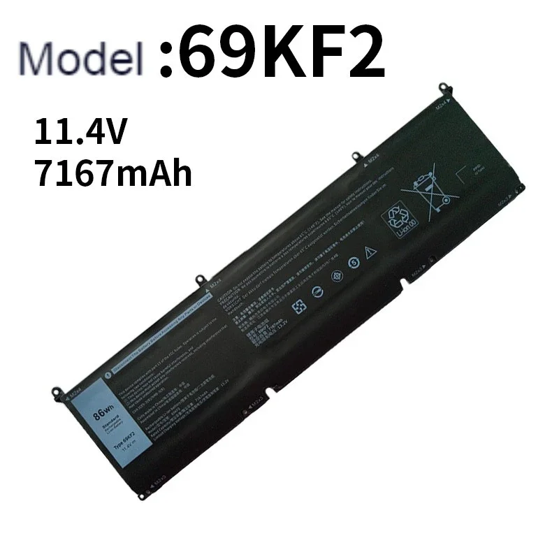 New 69KF2 for DELL XPS 15 9500 9510 9530 Precision 5550 5560 G15 5511 5520 5515 5521 G7 15 7500 P91F P87F