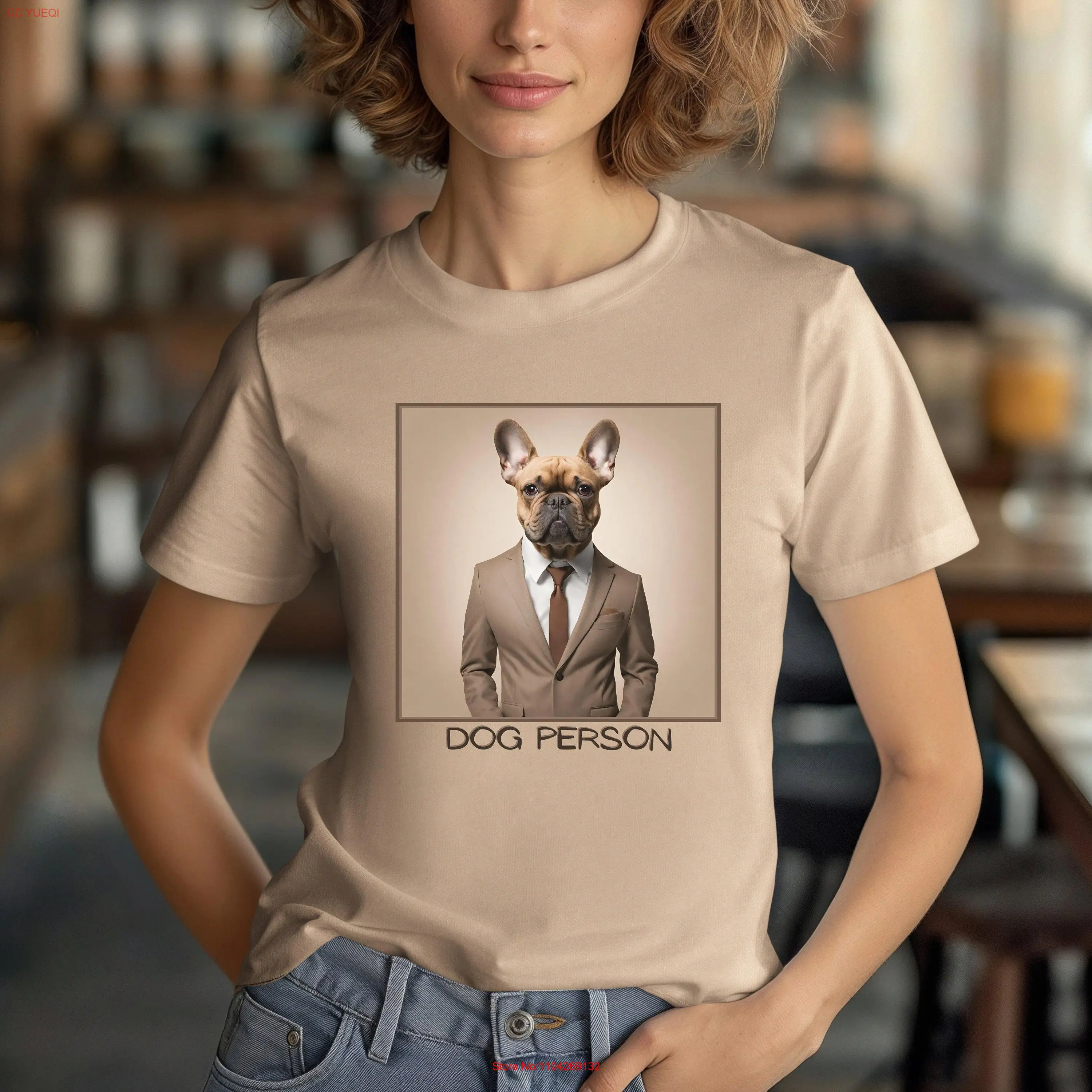 T Shirt for Dog Person Lover French Bulldog Owner Mom Dad Shirtn Animal long or short sleeves