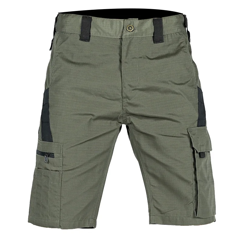 Shorts táticos multi-saco masculino, calças Capri confortáveis, macacão de viagem ao ar livre