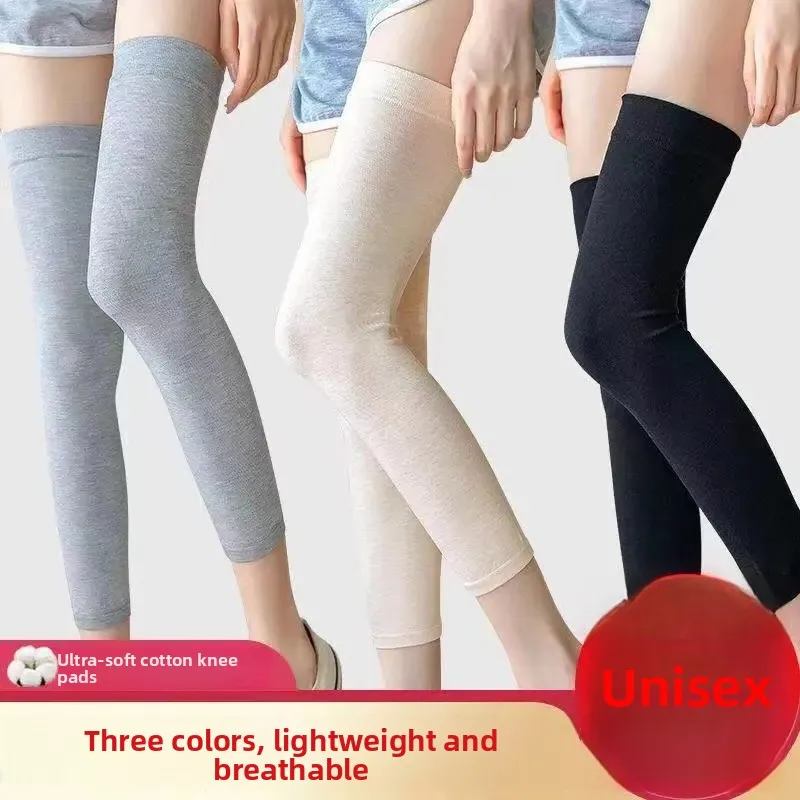 厚みのある綿製膝パッド-男女兼用-軽量-通気性-冷却効果のある膝保護-ソフトで快適-オフィスワーカー向け