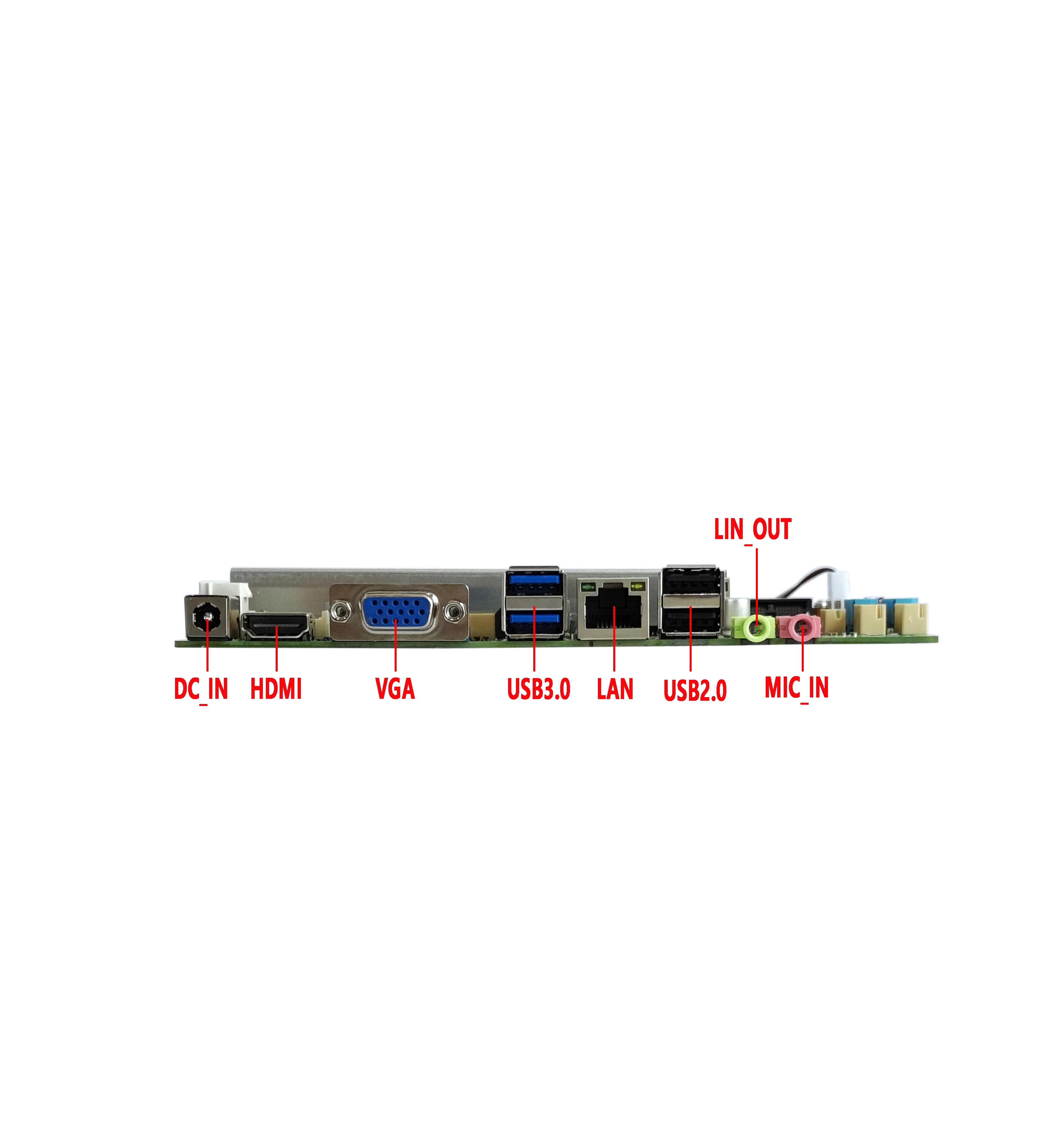 2025 OEM/ODM QM9500H Broadwell-U Motherboard with 8 USB Ports for Embedded PC & POS Systems