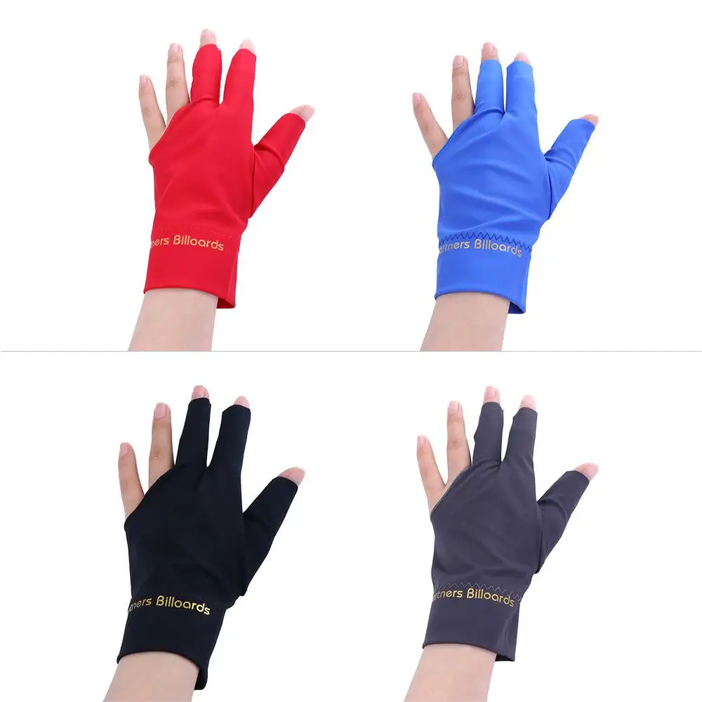 

Glove Non Slip Billiards Accessories Left Hand Separate-finger Glove three-fingered Glove Billiard Cue Gloves Billiards Gloves