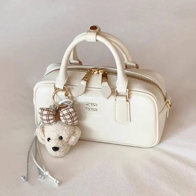 

Стильная женская сумка через плечо, маленькая минималистичная сумочка, новая сумка-боулинг с регулируемым ремнем, сумка-подушка, женская сумка