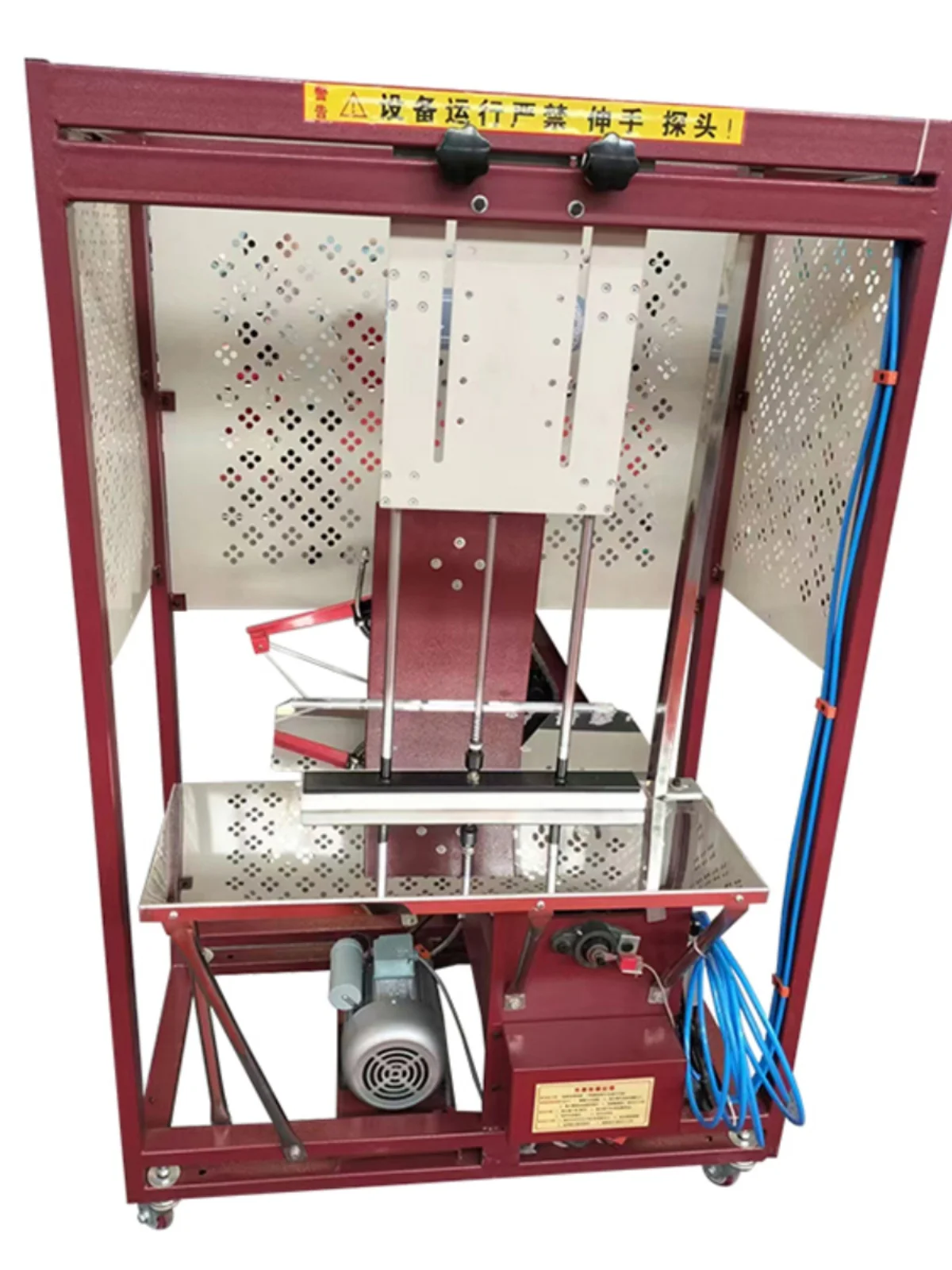 HQ pressure baler plus pressure end with strapping machine carton binding  pe plastic rope automatic