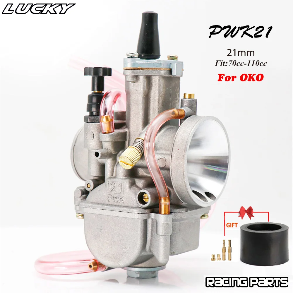 PWK 21 24 26 28 30 32 34mm Met Power Jet Carburateur Voor OKO 2T 4T motorfiets Carb Voor Crossmotor Pit Bike Scooter ATV Quad UTV